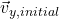 \vec{v}_{y,initial}