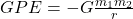 GPE = -G\frac{m_1m_2}{r}