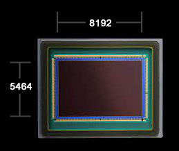 A camera sensor found in the body of dSLR or mirrorless camera.