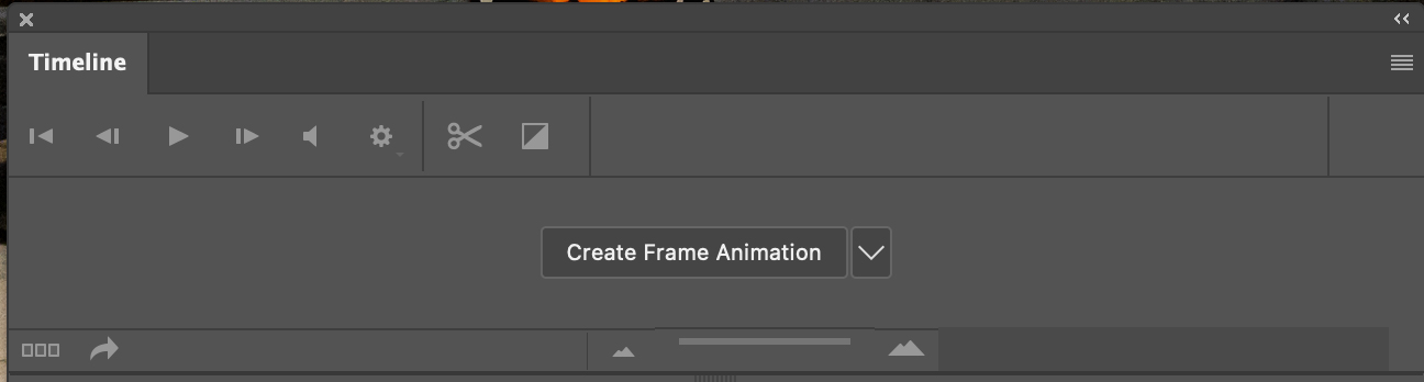 Click the button to start an animation from existing layers.