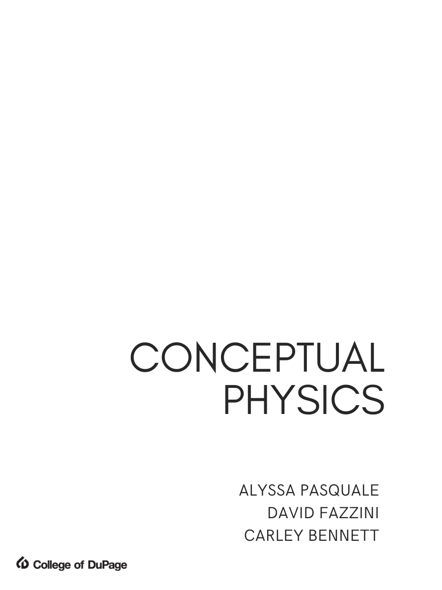 Cover image for Conceptual Physics