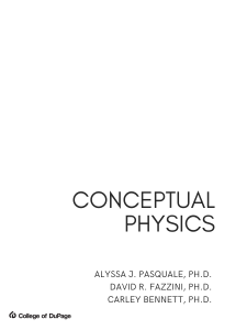 Conceptual Physics book cover