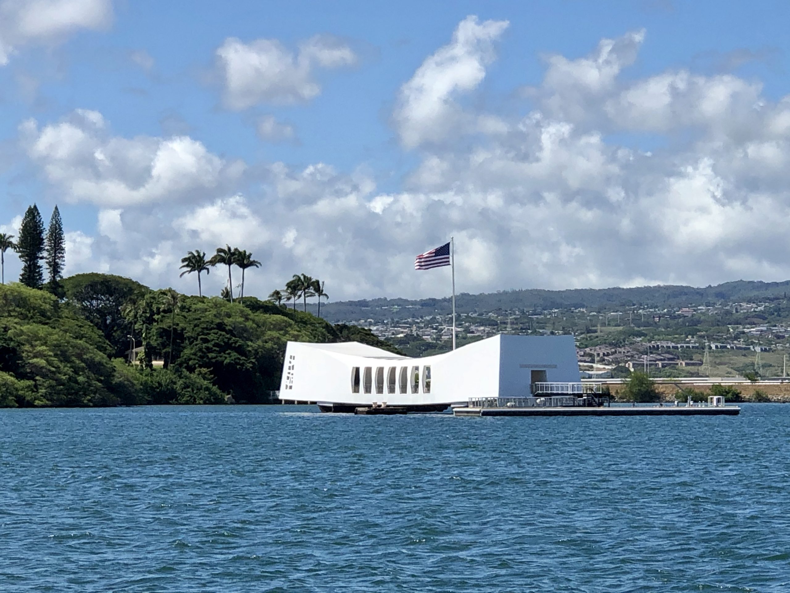 Photograph of Pearl Harbor Memorial.