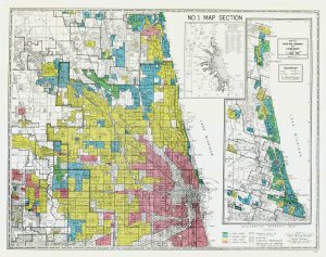 HOLC map for Chicago in 1940.