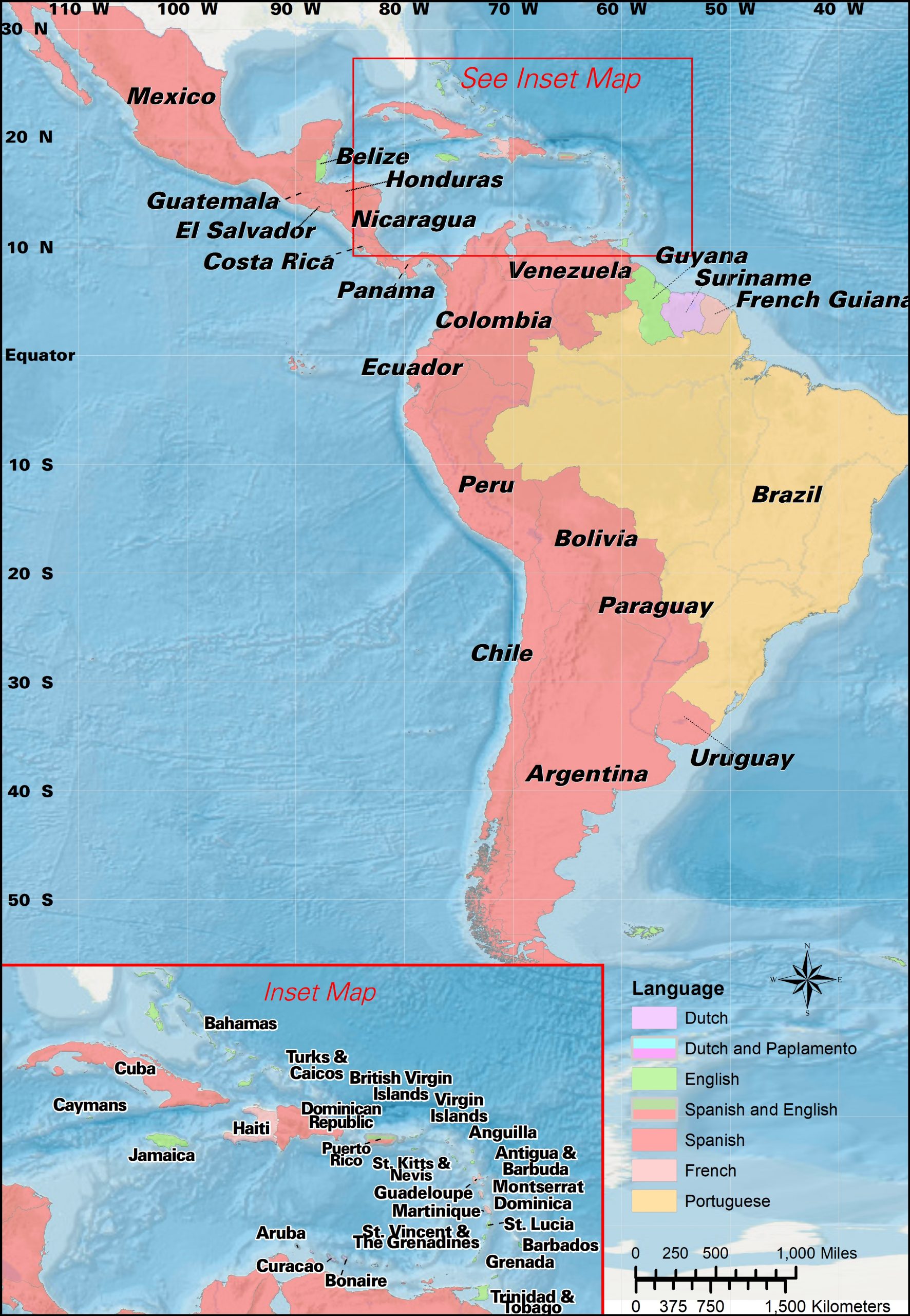 Latin America Caribbean Map Latin America And The Caribbean (Lacar) – The Western World: Daily Readings  On Geography