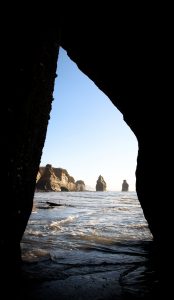 Photograph from a coastal nook in New Zealand.