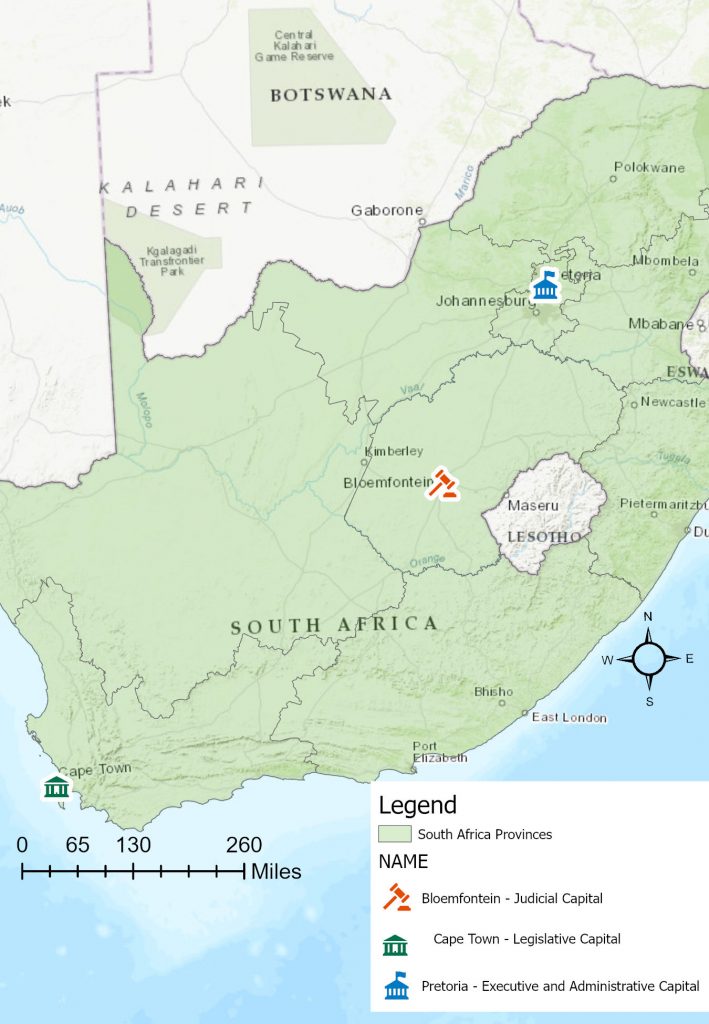 Sub-saharan Africa: Urban Geography I – South Africa’s Capital Cities 