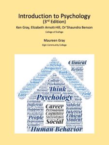 Introduction to Psychology, 3rd Edition book cover
